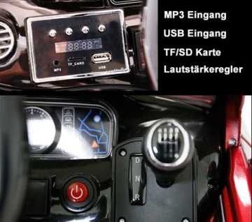 Mercedes-Benz S63 AMG Cabriolet Ride-On 12V Elektro Kinderauto Kinderfahrzeug Kinder Elektroauto (Schwarz) - 