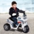 Peg Perego ED0910 - Elektro-Motorrad Raider 6V Polizei weiß/blau - 