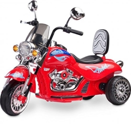 Caretero Toyz Rebel Rot Elektro Motorrad Kindermotorrad Kinderfahrzeug -