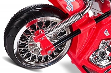 Caretero Toyz Rebel Rot Elektro Motorrad Kindermotorrad Kinderfahrzeug - 