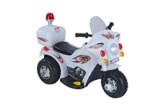 Elektro Kinder Motorrad Auto Polizeimotorrad Kinderauto Kids Roller mit Akku (weiß) - 1