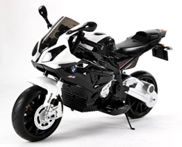 Kinder-Elektro Motorrad BMW S 1000 RR Swarz mit Reifen aus EVA -
