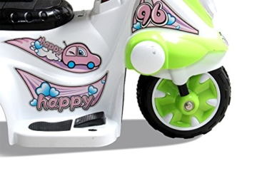 Kinder Elektrotrike LS-128A Elektro Trike Kinderauto Kinderfahrzeug Kindermotorrad (grün) - 