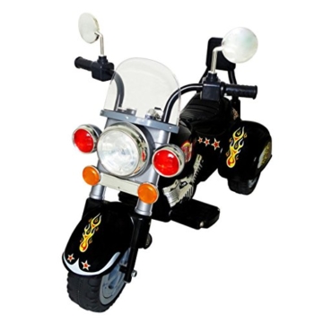 vidaXL Kinder Motorrad Chopper 2,5 km/h Akku schwarz -